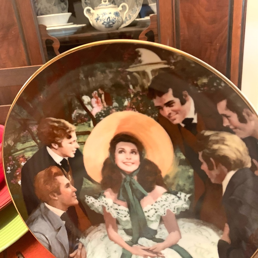 Scarlett And Her Suitors, Gone With The Wind Collectable Plate